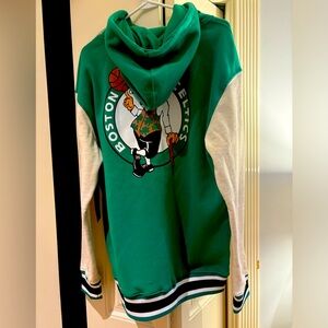 Boston Celtics NBA Ultra Game Licensed Full. Zip Sz L Men’s Jacket. New.
